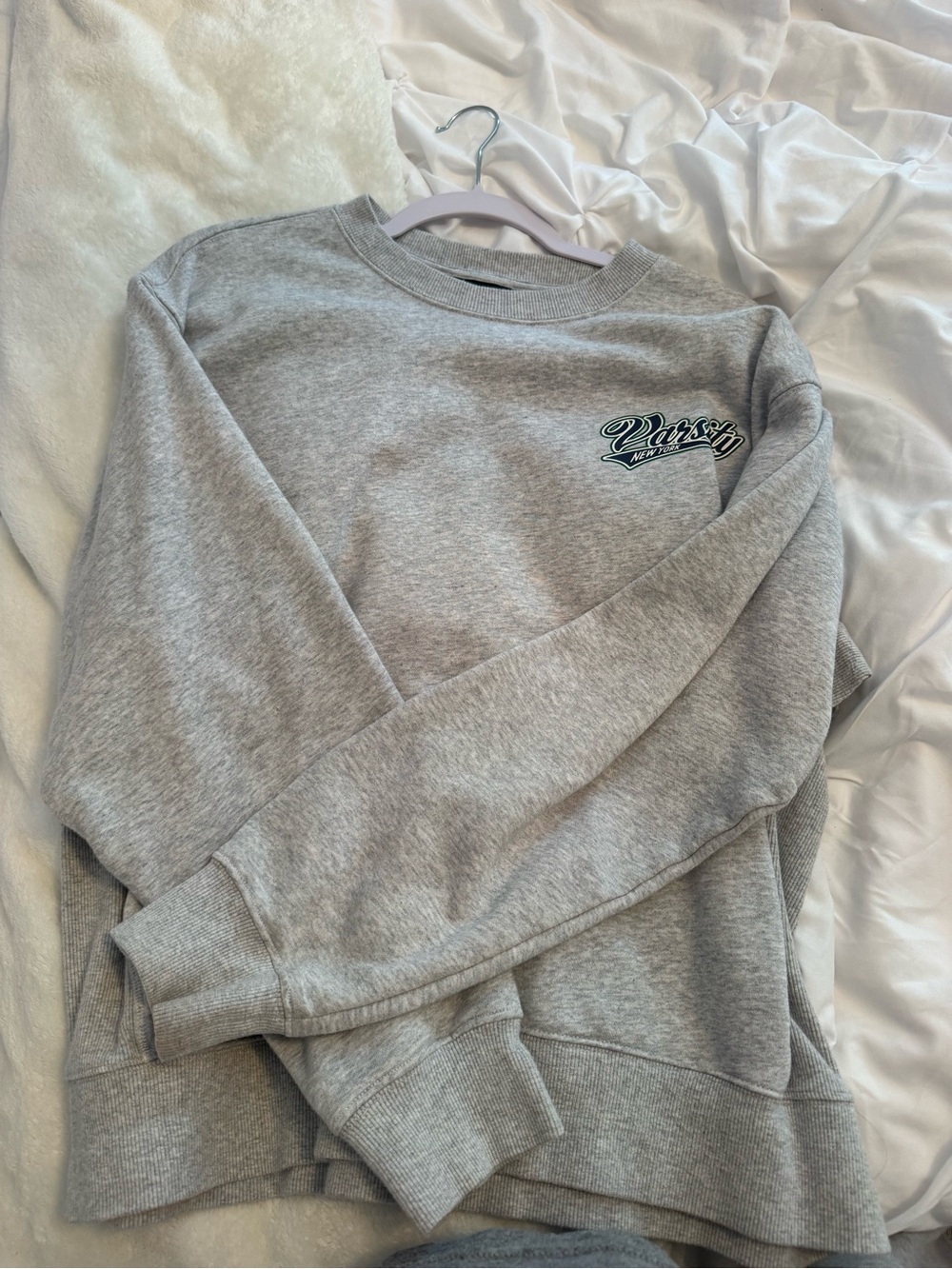 Gray Crewneck Sweater from H & M